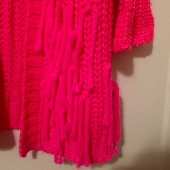 💗💗💗 New Knit Cardigan with Fringe, M - Picture 4 of 8